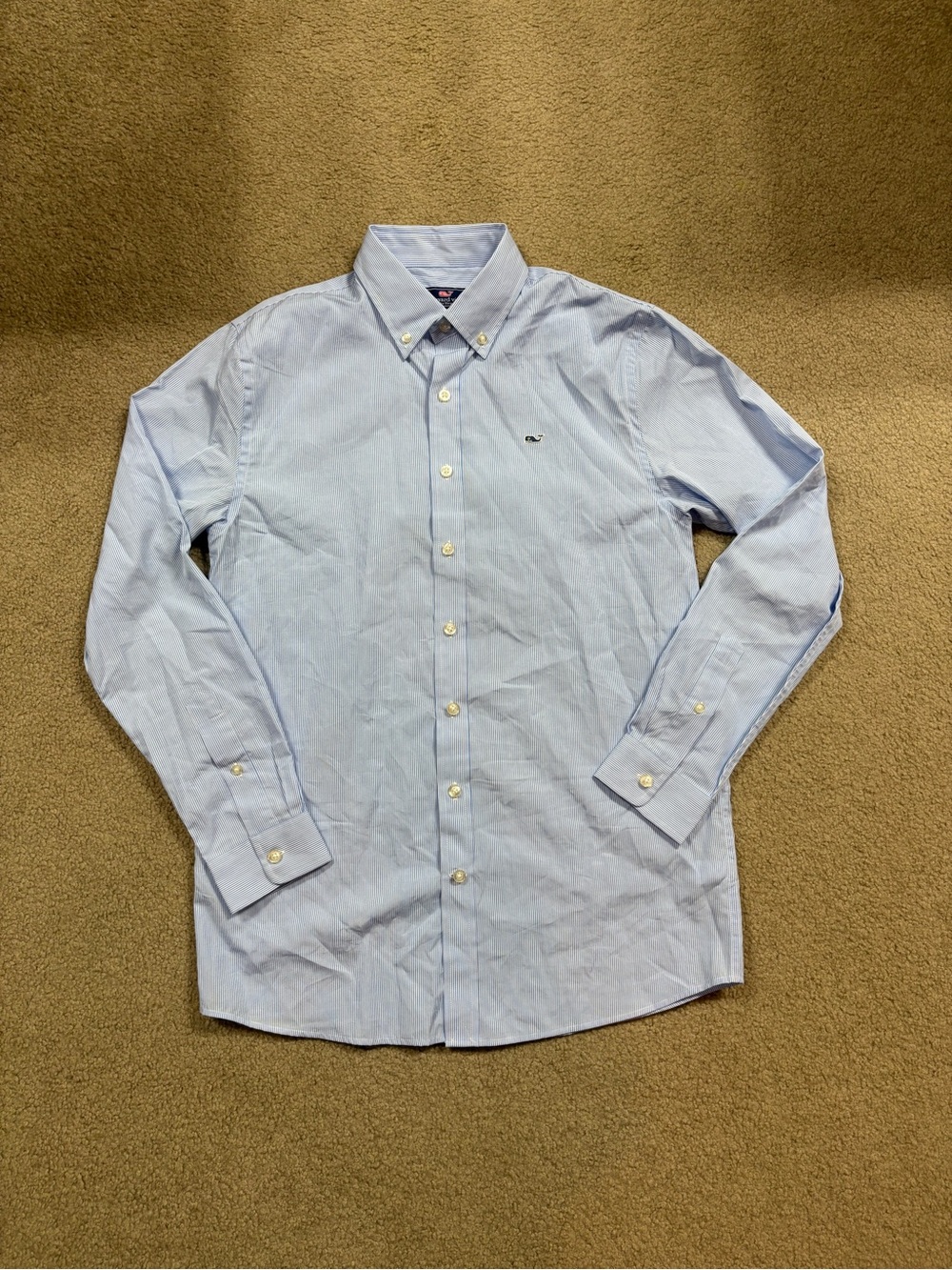 Vineyard Vines Light Blue Button-Down Shirt boys XL